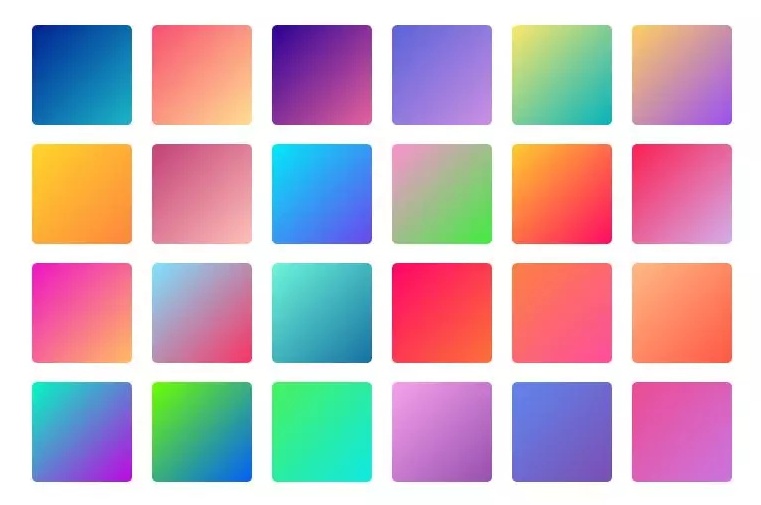 800多套各種色系的PS漸變免費下載