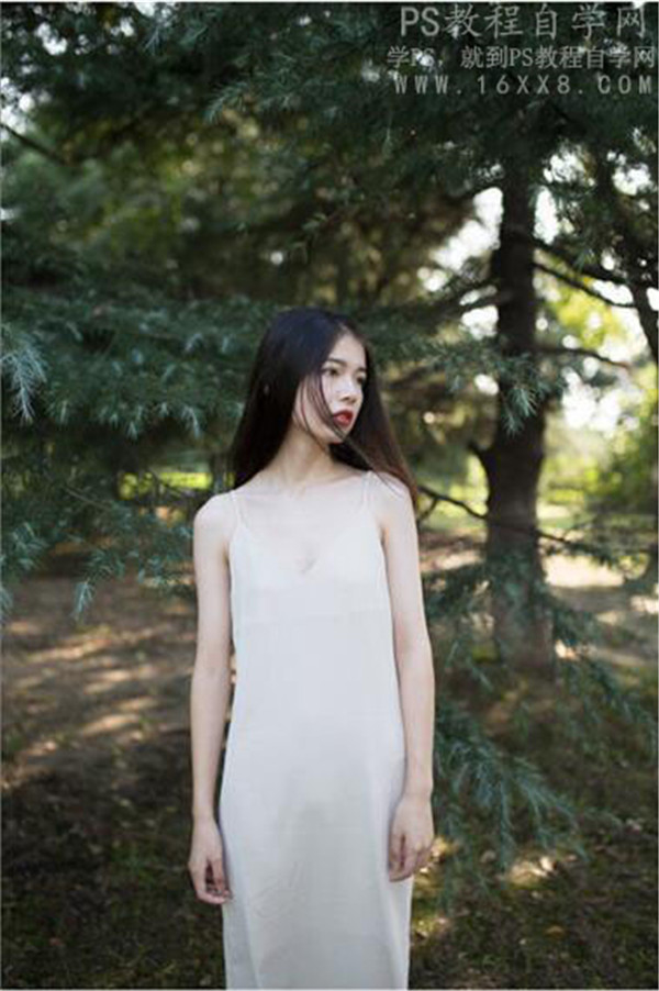 Photoshop調出森林美女照片朦朧藝術效果