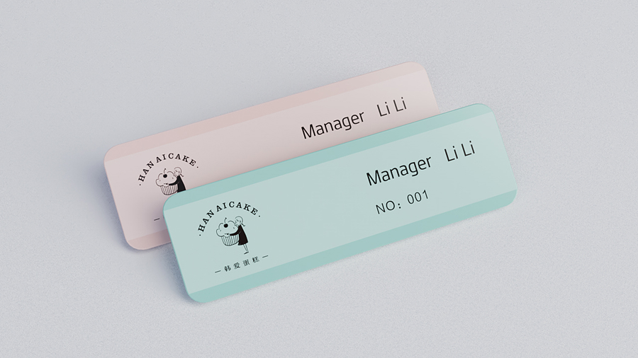韓愛蛋糕簡約風格品牌設計欣賞