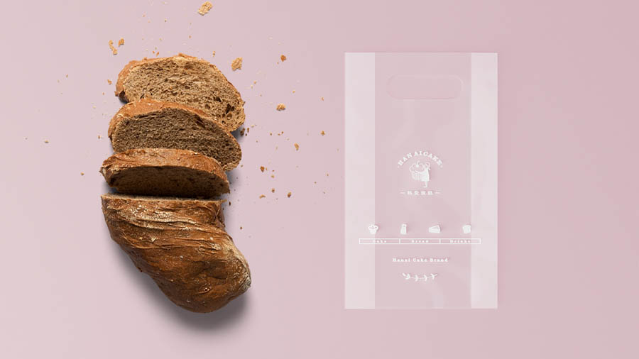 韓愛蛋糕簡約風格品牌設計欣賞