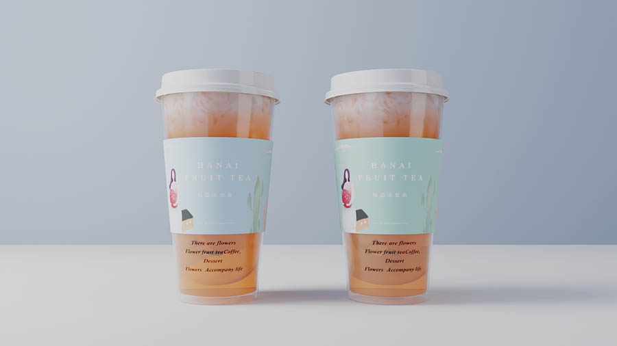 韓愛蛋糕簡約風格品牌設計欣賞