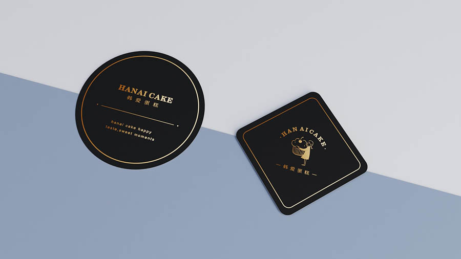 韓愛蛋糕簡約風格品牌設計欣賞