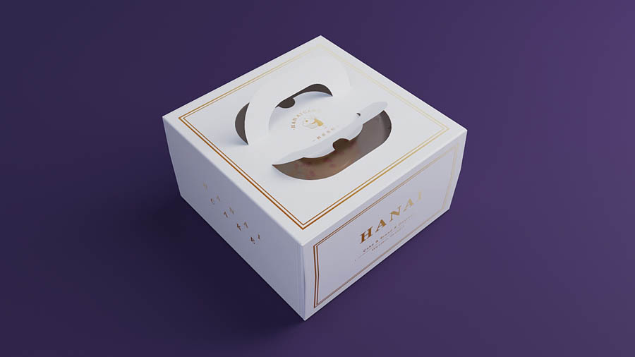 韓愛蛋糕簡約風格品牌設計欣賞