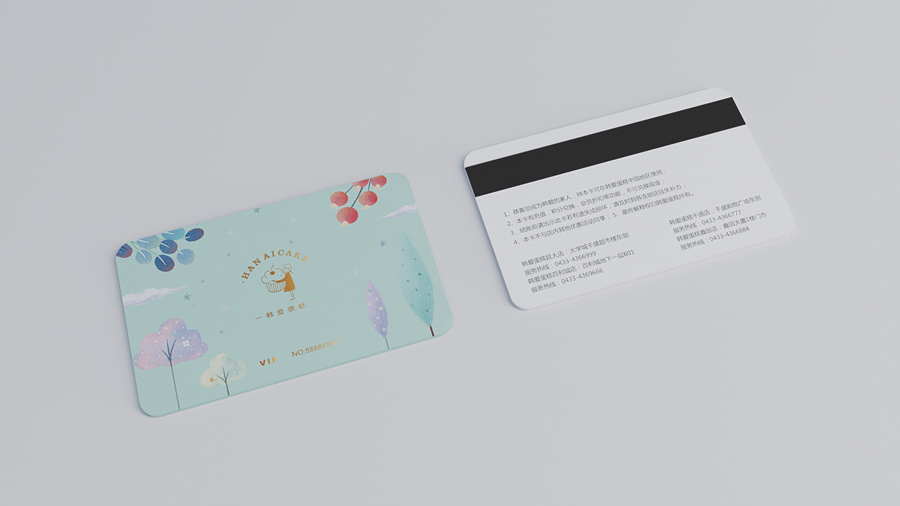 韓愛蛋糕簡約風格品牌設計欣賞