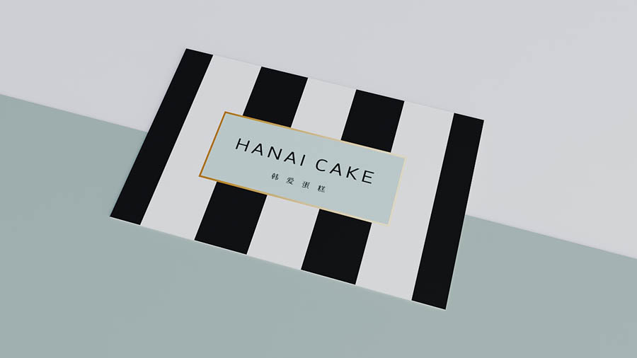 韓愛蛋糕簡約風格品牌設計欣賞