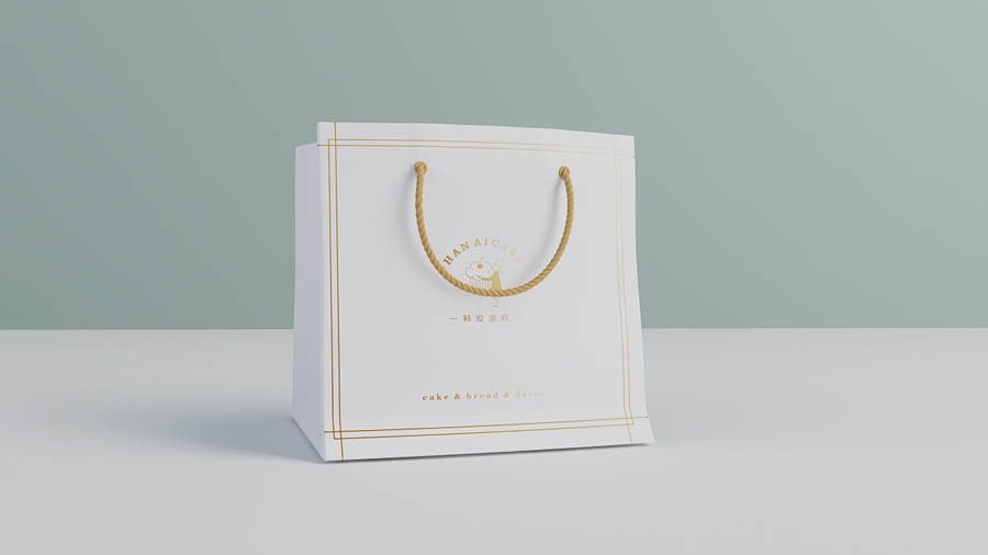 韓愛蛋糕簡約風格品牌設計欣賞