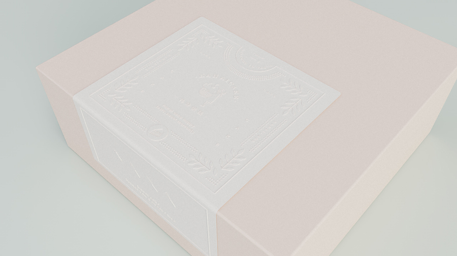 韓愛蛋糕簡約風格品牌設計欣賞