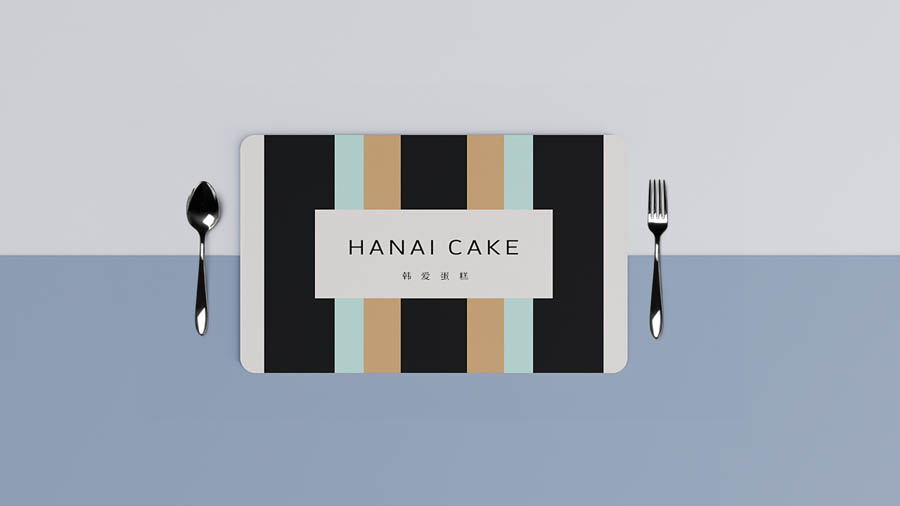 韓愛蛋糕簡約風格品牌設計欣賞