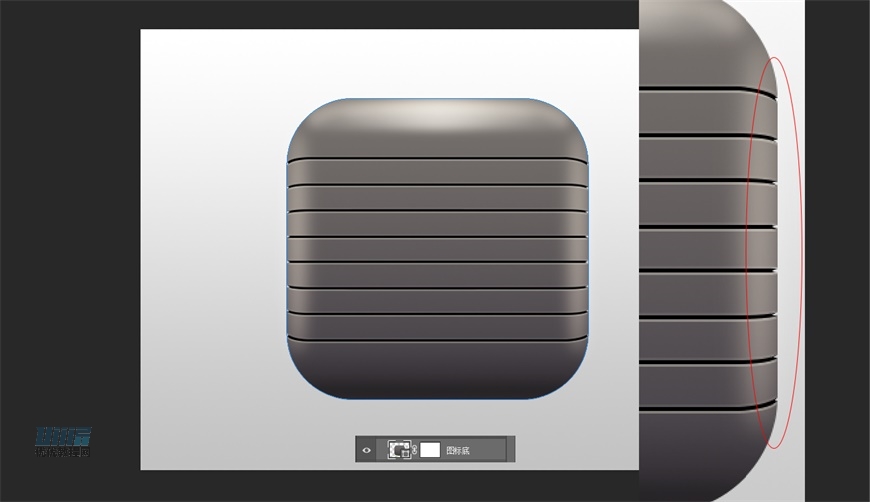 Photoshop繪制立體逼真的擬物儀表盤圖標