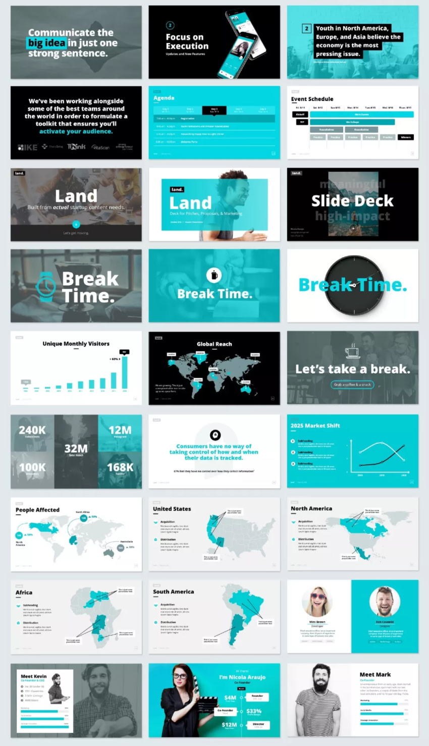 60套國外優質PPT素材免費打包下載