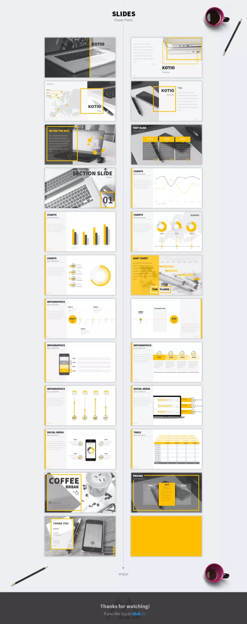 60套國外優質PPT素材免費打包下載