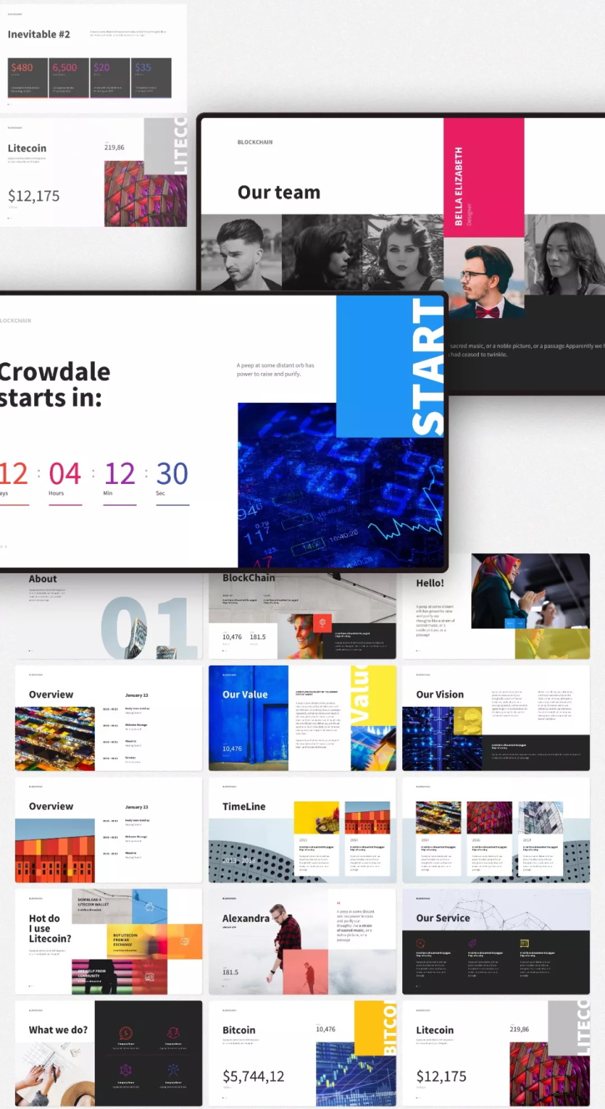 60套國外優質PPT素材免費打包下載