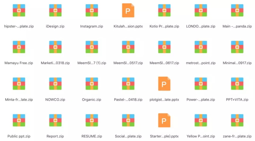 60套國外優質PPT素材免費打包下載