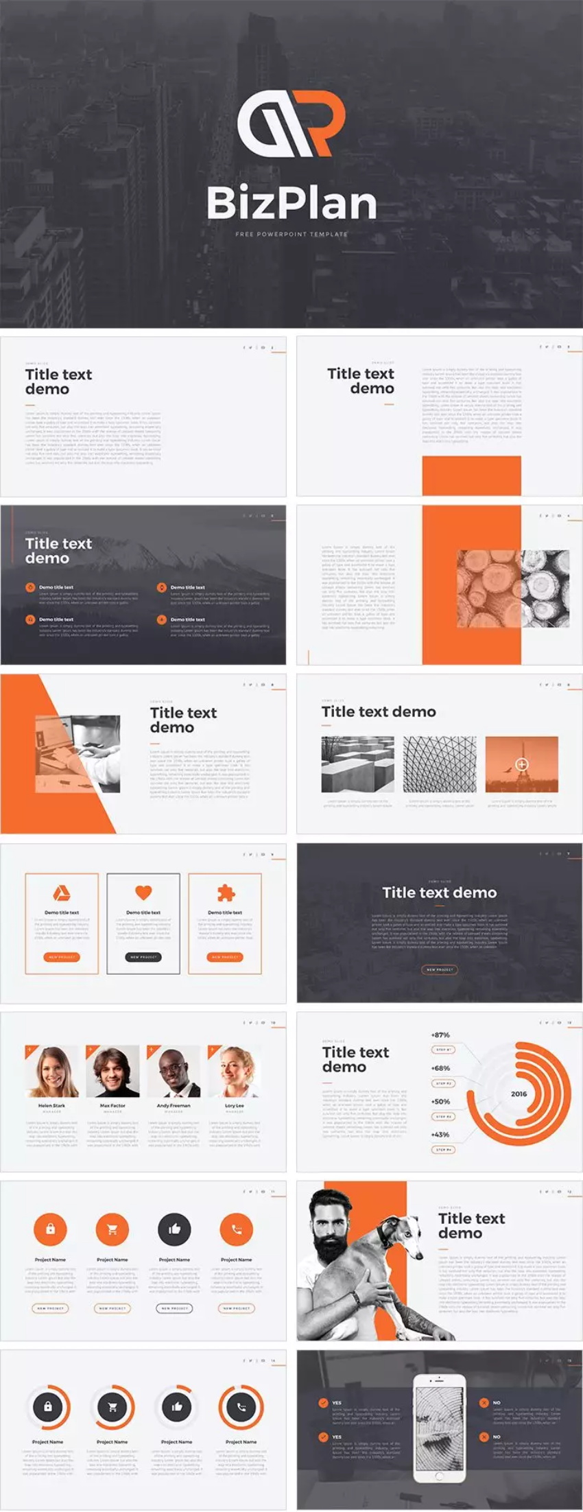 60套國外優質PPT素材免費打包下載