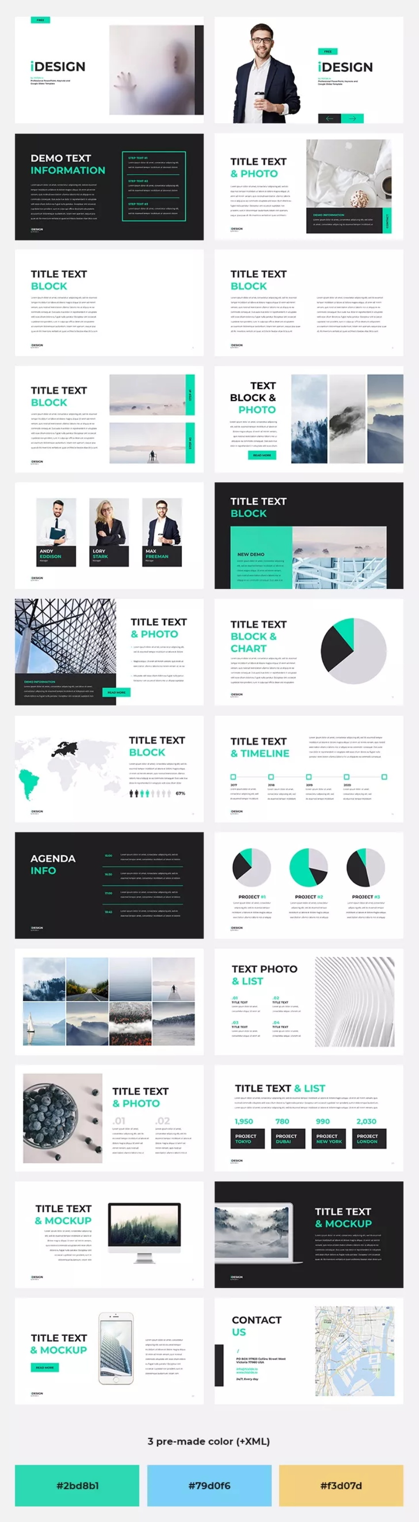 60套國外優質PPT素材免費打包下載