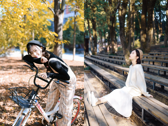 攝影師如何排除秋季暖黃色人像效果
