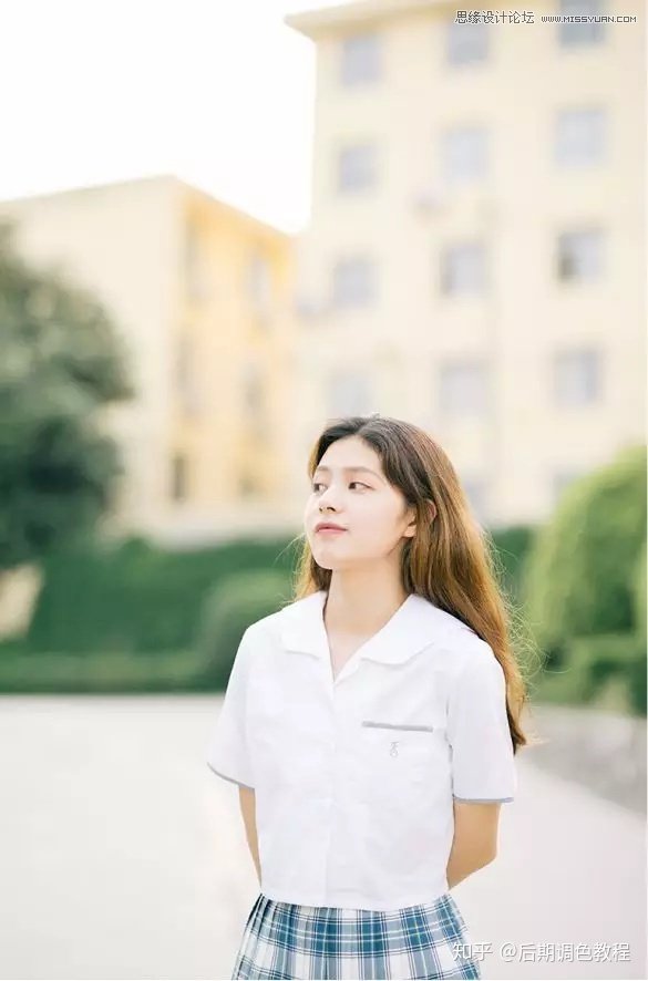 Photoshop調(diào)出外景人像暖色淡雅效果