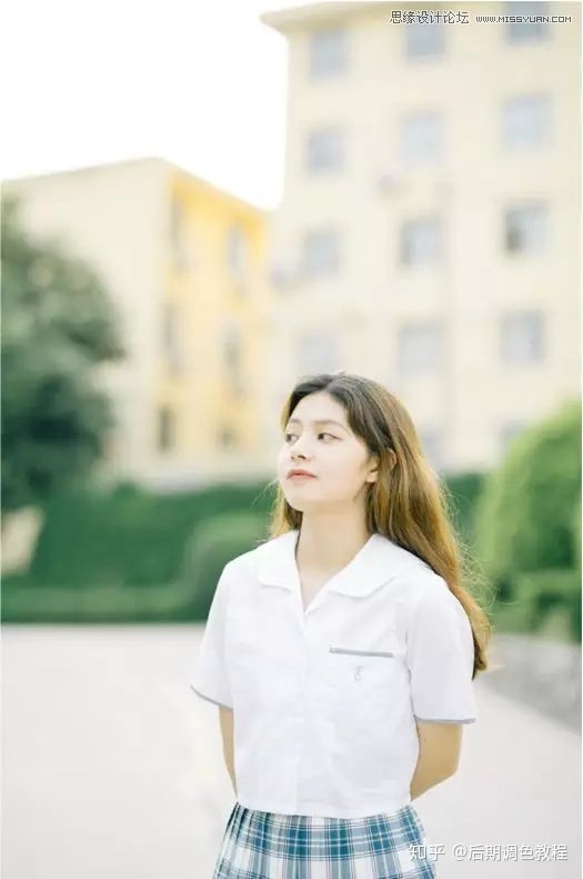 Photoshop調(diào)出外景人像暖色淡雅效果