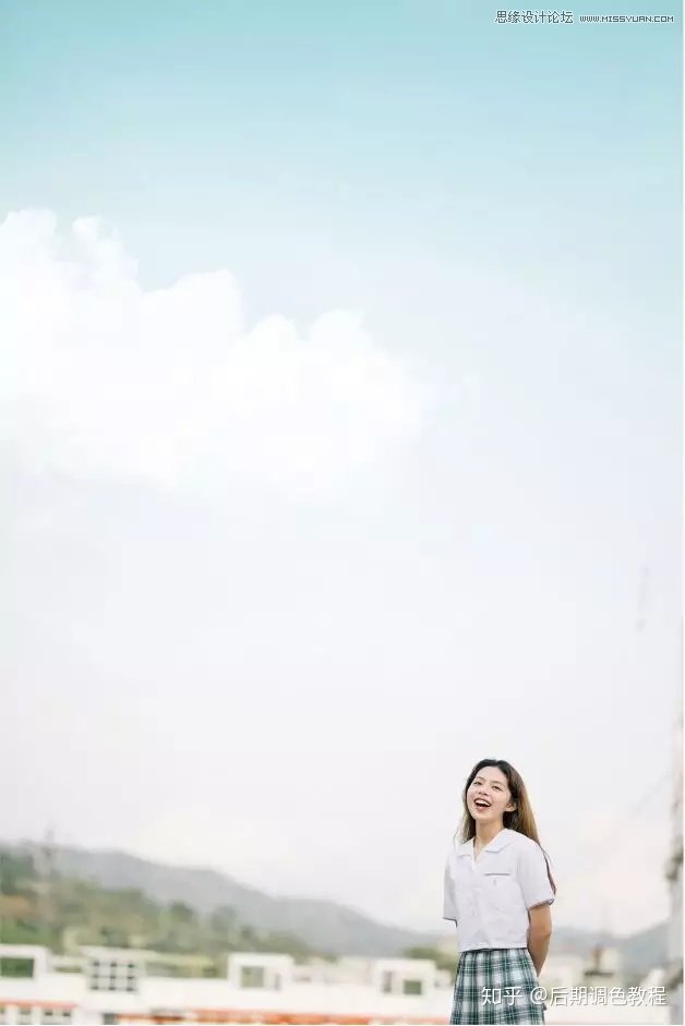 Photoshop調(diào)出外景人像暖色淡雅效果