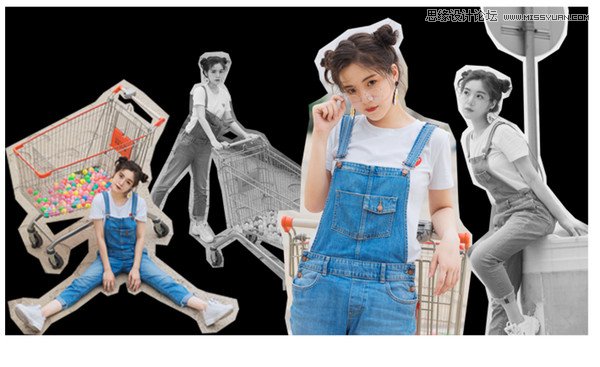 Photoshop詳細(xì)解析人像后期排版的思路