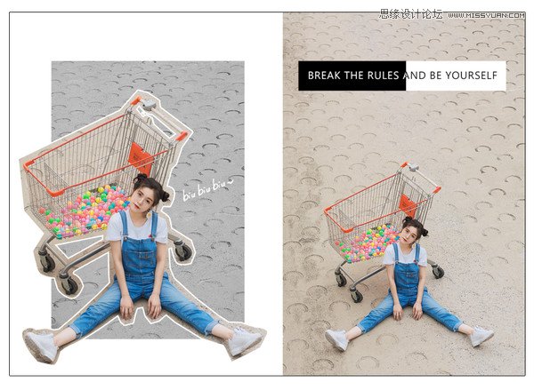 Photoshop詳細解析人像后期排版的思路