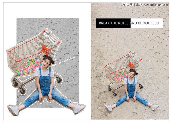 Photoshop詳細解析人像后期排版的思路