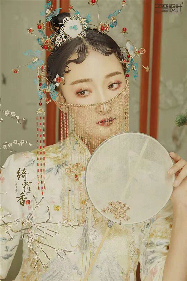 中國風古典風格的婚紗人像后期作品