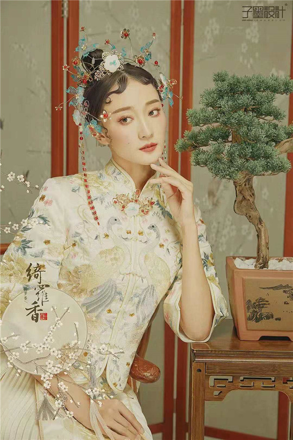 中國風古典風格的婚紗人像后期作品