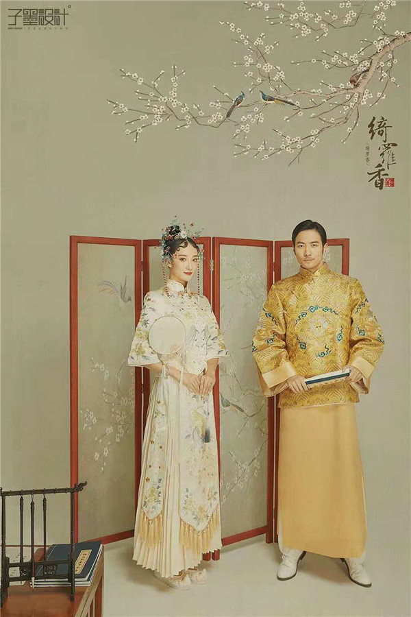 中國風古典風格的婚紗人像后期作品