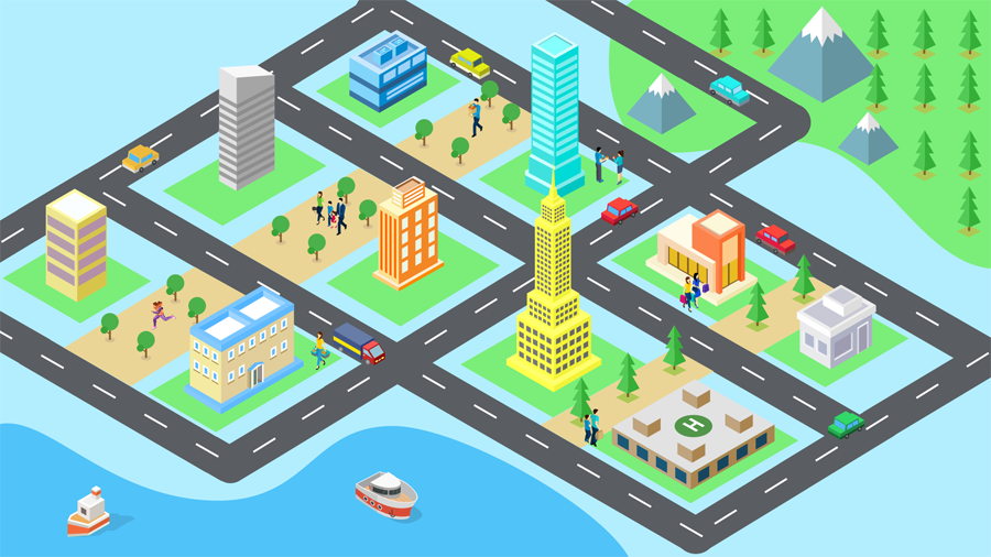 Illustrator快速制作2.5D插畫教程