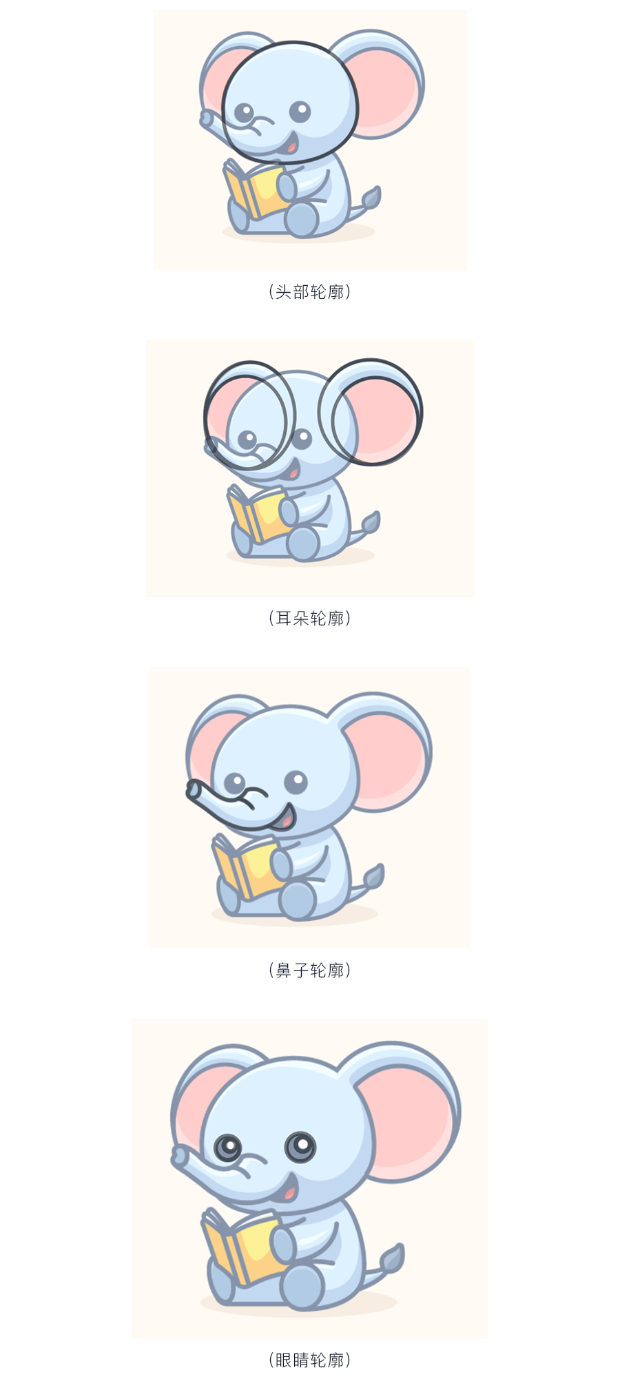 卡通繪畫:PS和AI繪制卡通風(fēng)格的小象