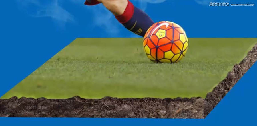 足球海報:PS設計創意的足球主題海報