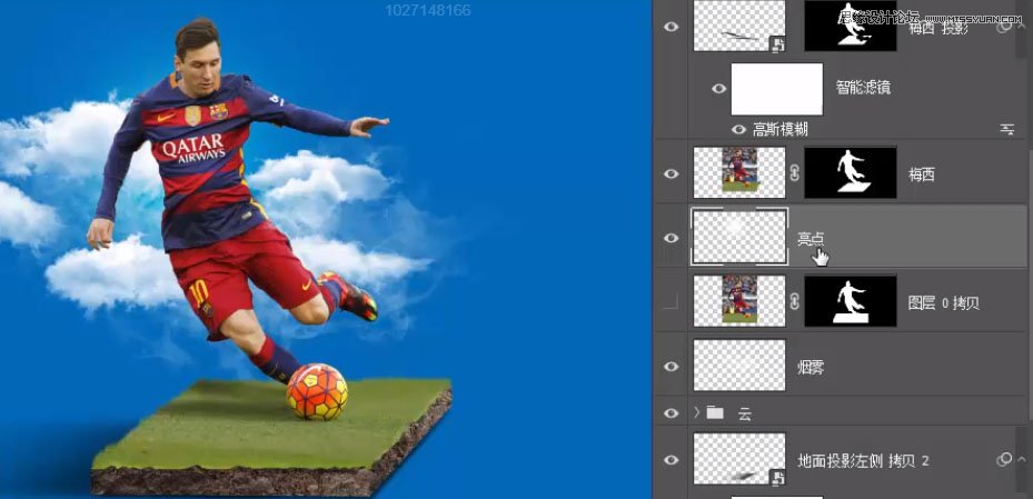 足球海報:PS設計創(chuàng)意的足球主題海報