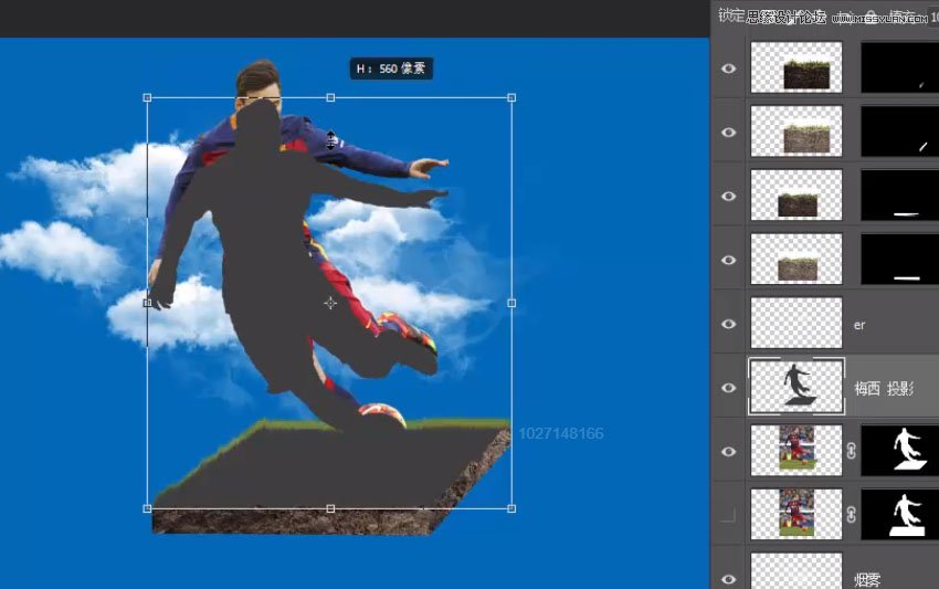 足球海報(bào):PS設(shè)計(jì)創(chuàng)意的足球主題海報(bào)