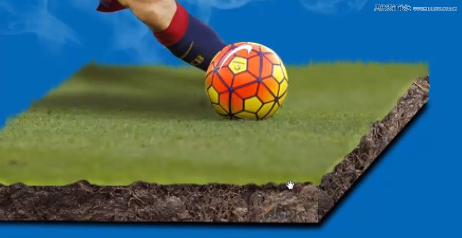 足球海報(bào):PS設(shè)計(jì)創(chuàng)意的足球主題海報(bào)