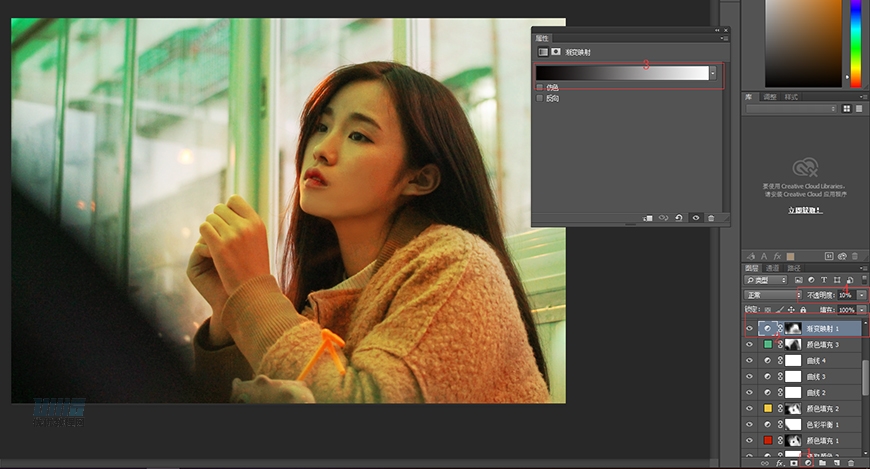 復古效果:PS調出人像復古電影藝術效果