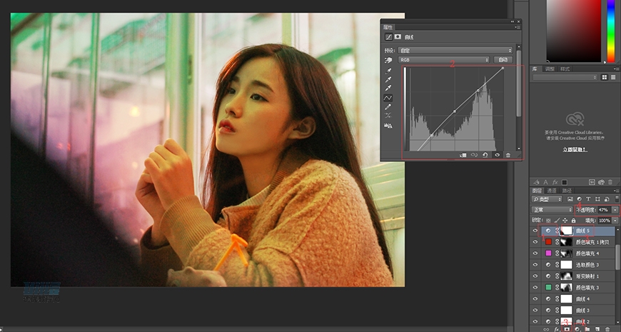 復(fù)古效果:PS調(diào)出人像復(fù)古電影藝術(shù)效果