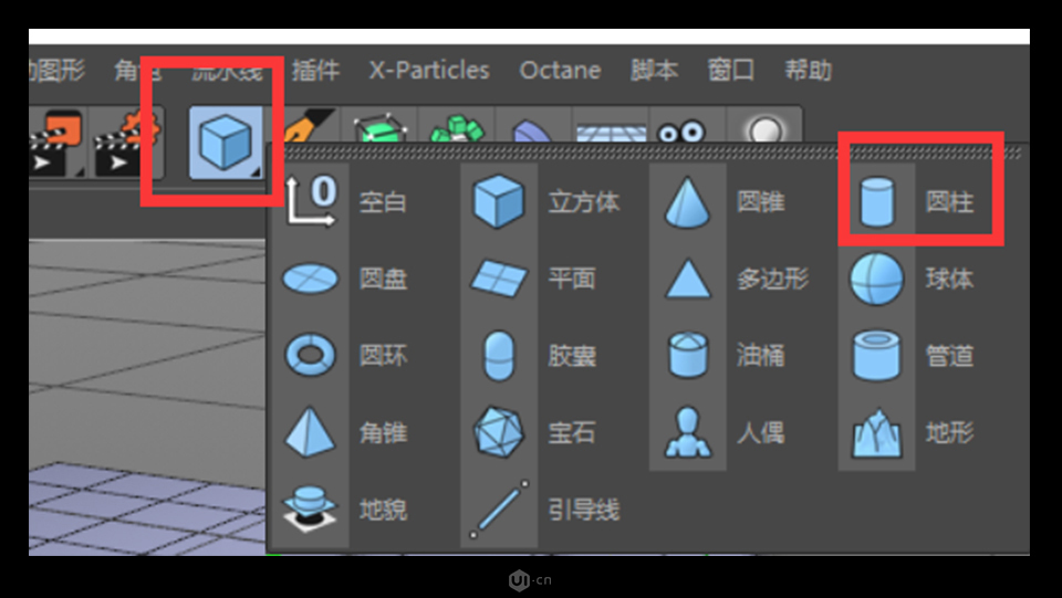 C4D��ģ�̳̣������3DС�]��