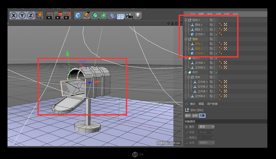 C4D��ģ�̳̣������3DС�]��