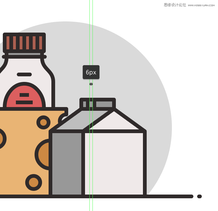 食物圖標(biāo):AI繪制簡(jiǎn)約風(fēng)格的食品圖標(biāo)