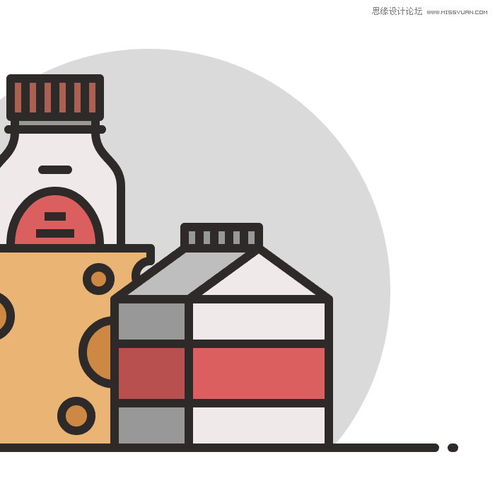 食物圖標(biāo):AI繪制簡(jiǎn)約風(fēng)格的食品圖標(biāo)