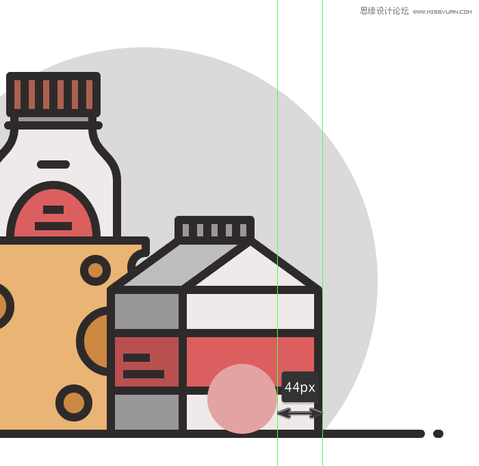 食物圖標(biāo):AI繪制簡(jiǎn)約風(fēng)格的食品圖標(biāo)