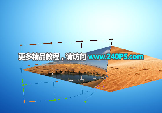 鞋子海報:PS制作沙漠主題的男鞋海報