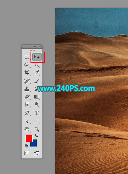 鞋子海報:PS制作沙漠主題的男鞋海報