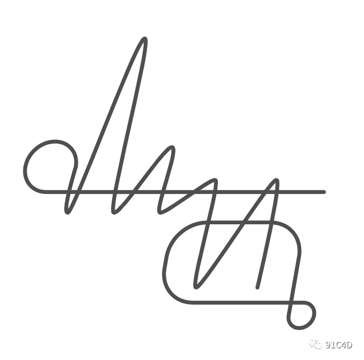 C4D制作簡單的金屬字教程