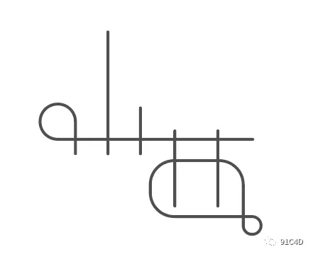 C4D制作簡單的金屬字教程