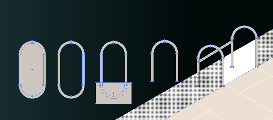 假日?qǐng)鼍埃篈I結(jié)合PS繪制2.5D度假場(chǎng)景