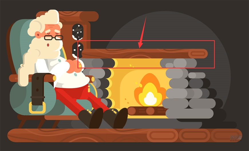 圣誕插畫:AI繪制簡約風(fēng)格圣誕節(jié)插畫