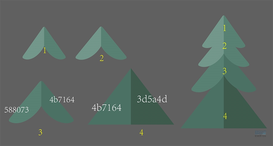 圣誕插畫:AI繪制簡約風格圣誕節插畫