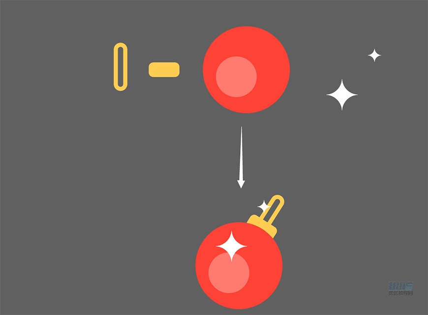 圣誕插畫:AI繪制簡約風格圣誕節插畫